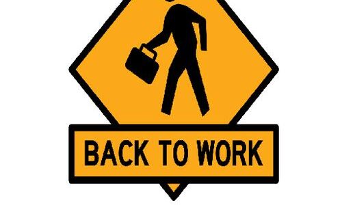TRANSITIONING – BACK TO WORK